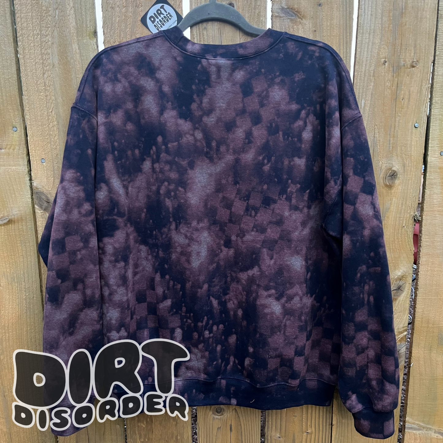 BLEACHED BLANK CHECKER CREW