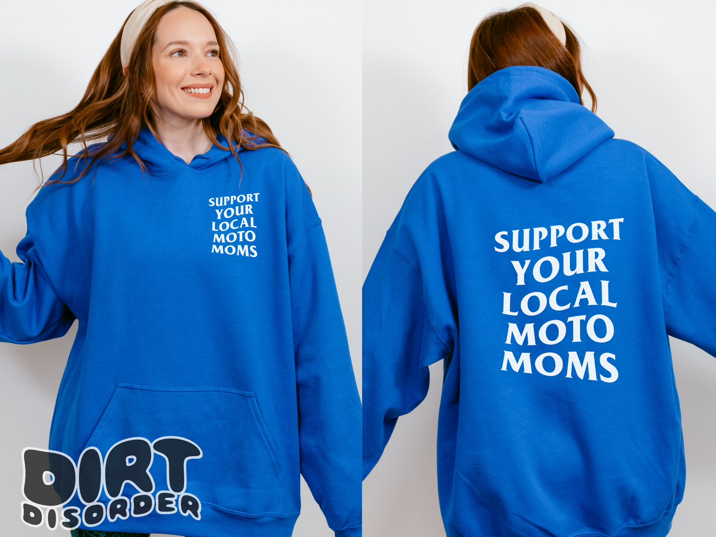 SUPPORT YOUR LOCAL MOTO MOMS SWEATSHIRT