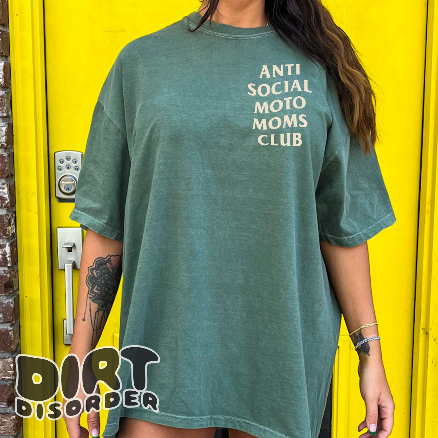 ANTI SOCIAL MOTO MOMS CLUB T-SHIRT