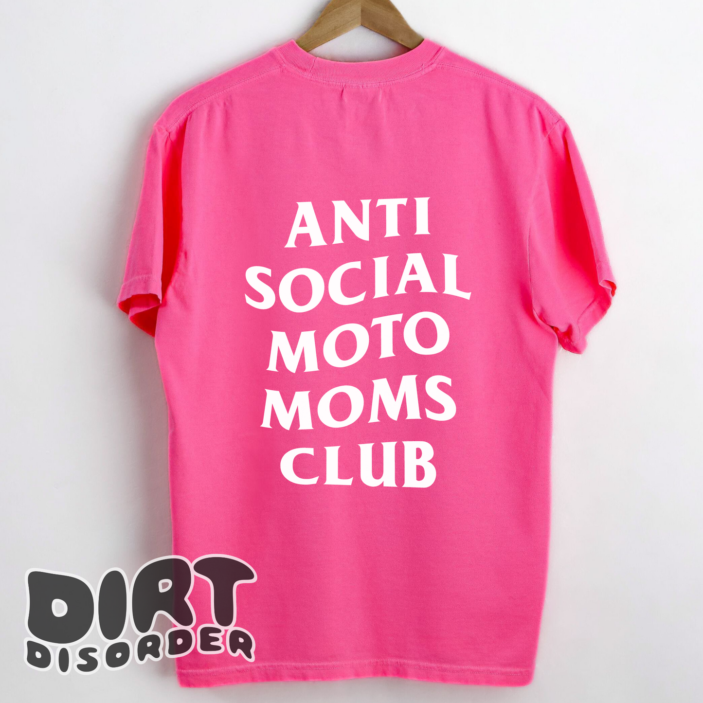 ANTI SOCIAL MOTO MOMS CLUB T-SHIRT