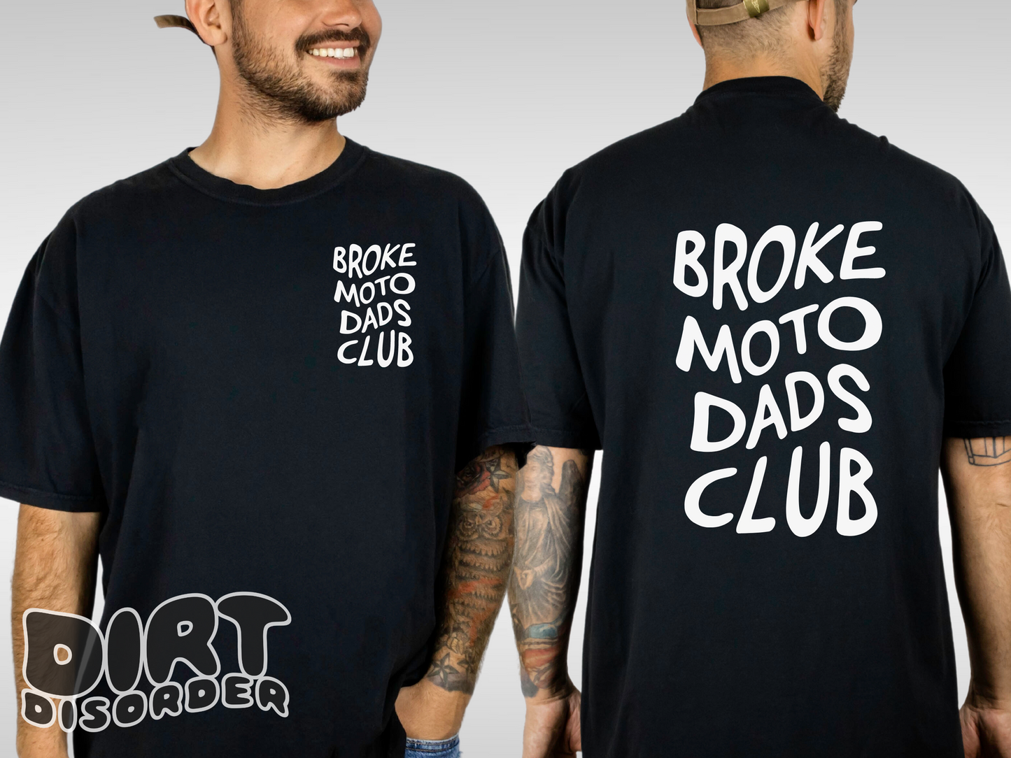 BROKE MOTO DADS CLUB T-SHIRT