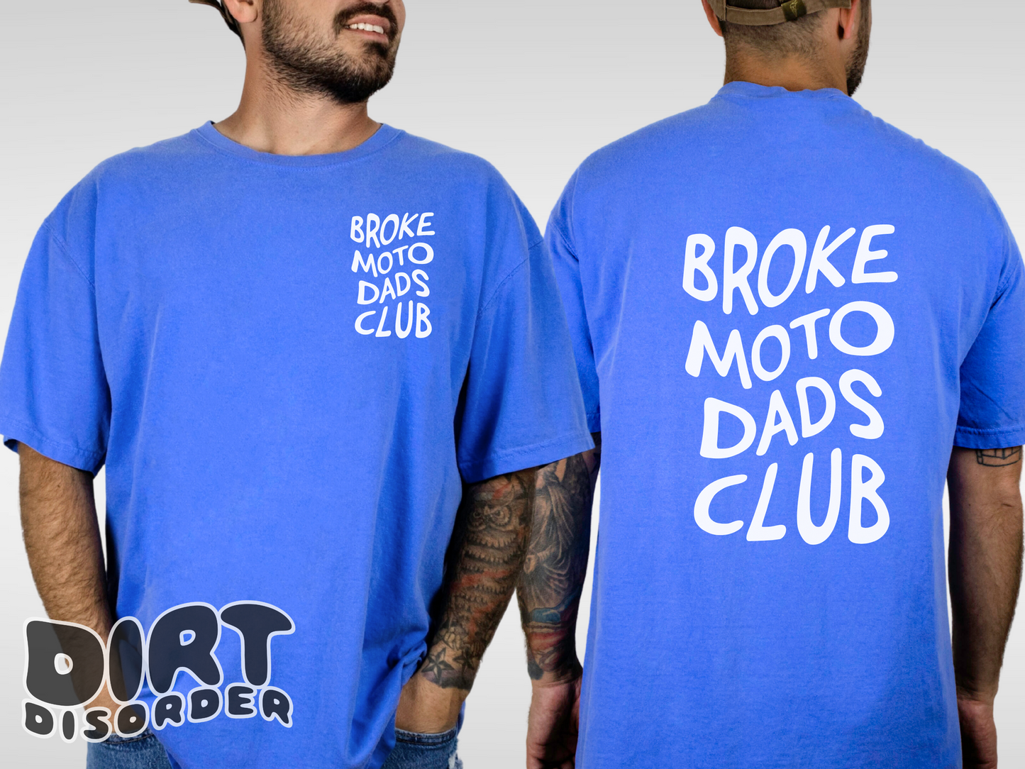 BROKE MOTO DADS CLUB T-SHIRT