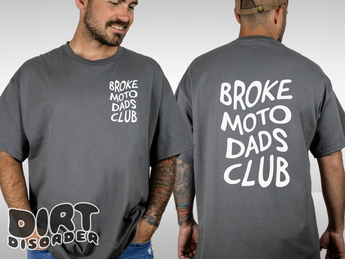 BROKE MOTO DADS CLUB T-SHIRT