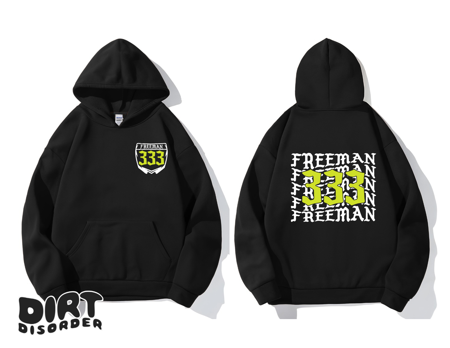 CUSTOM NUMBER PLATE HOODIE (YOUTH & ADULT)