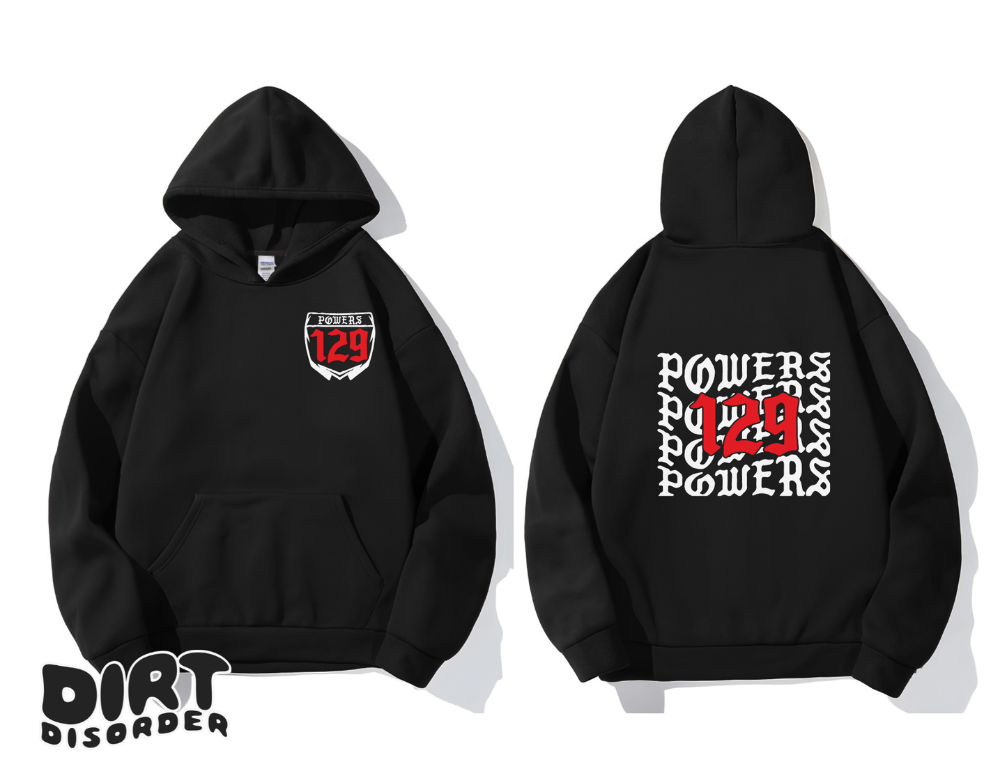 CUSTOM NUMBER PLATE HOODIE (YOUTH & ADULT)