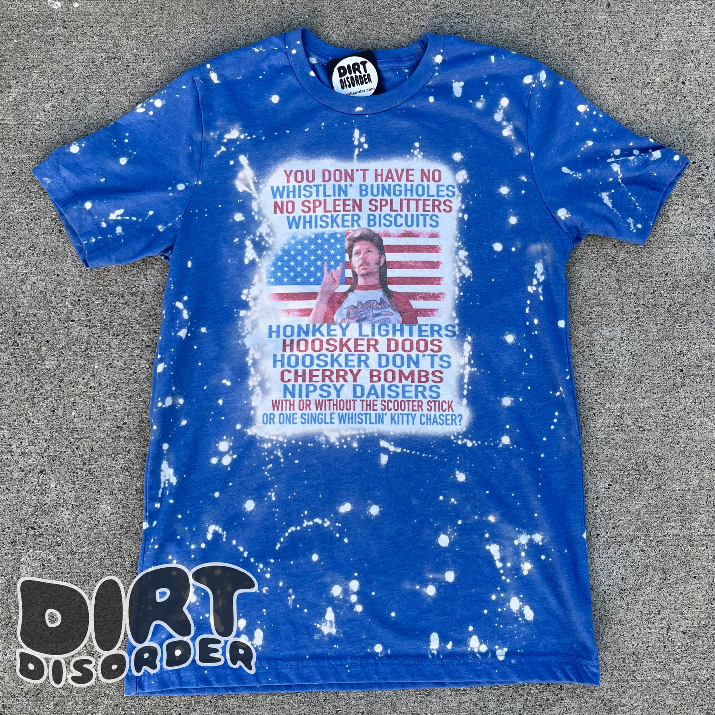 JOE DIRT BLEACHED T-SHIRT (YOUTH & ADULT)