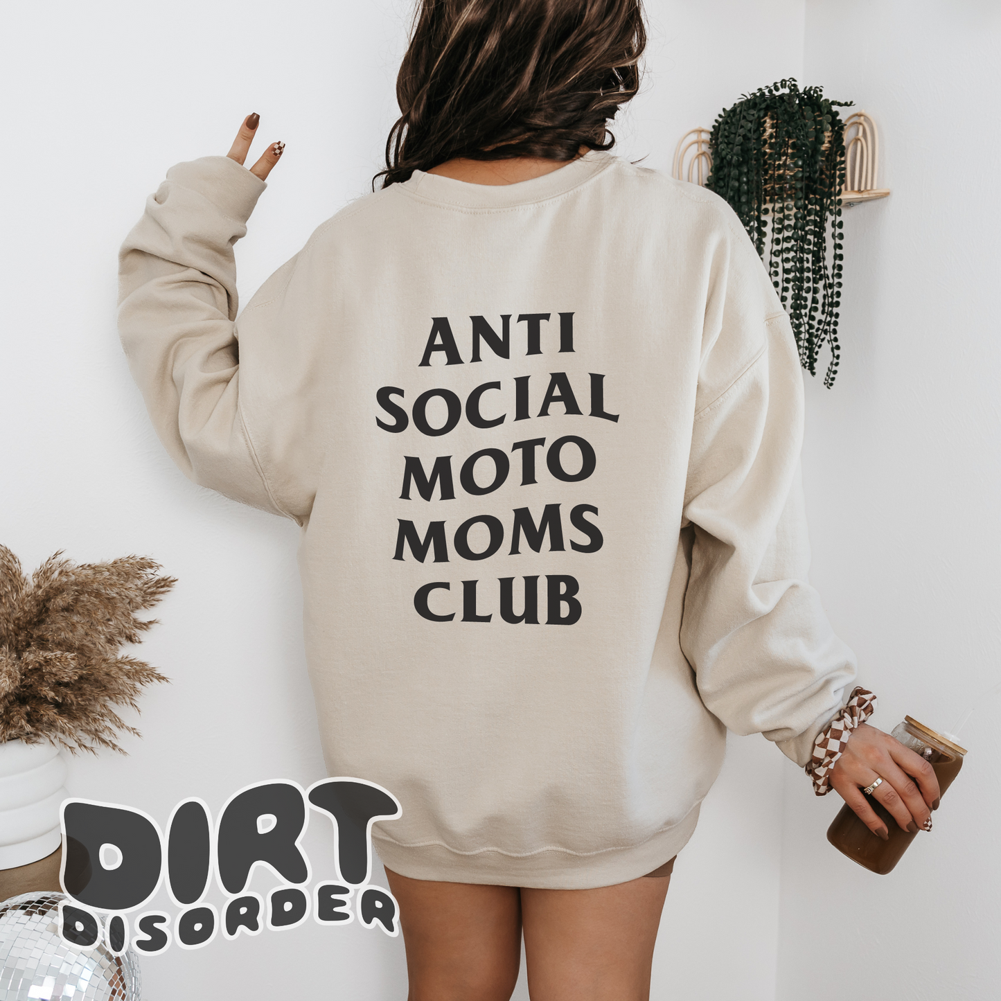 ANTI SOCIAL MOTO MOMS CLUB CREW