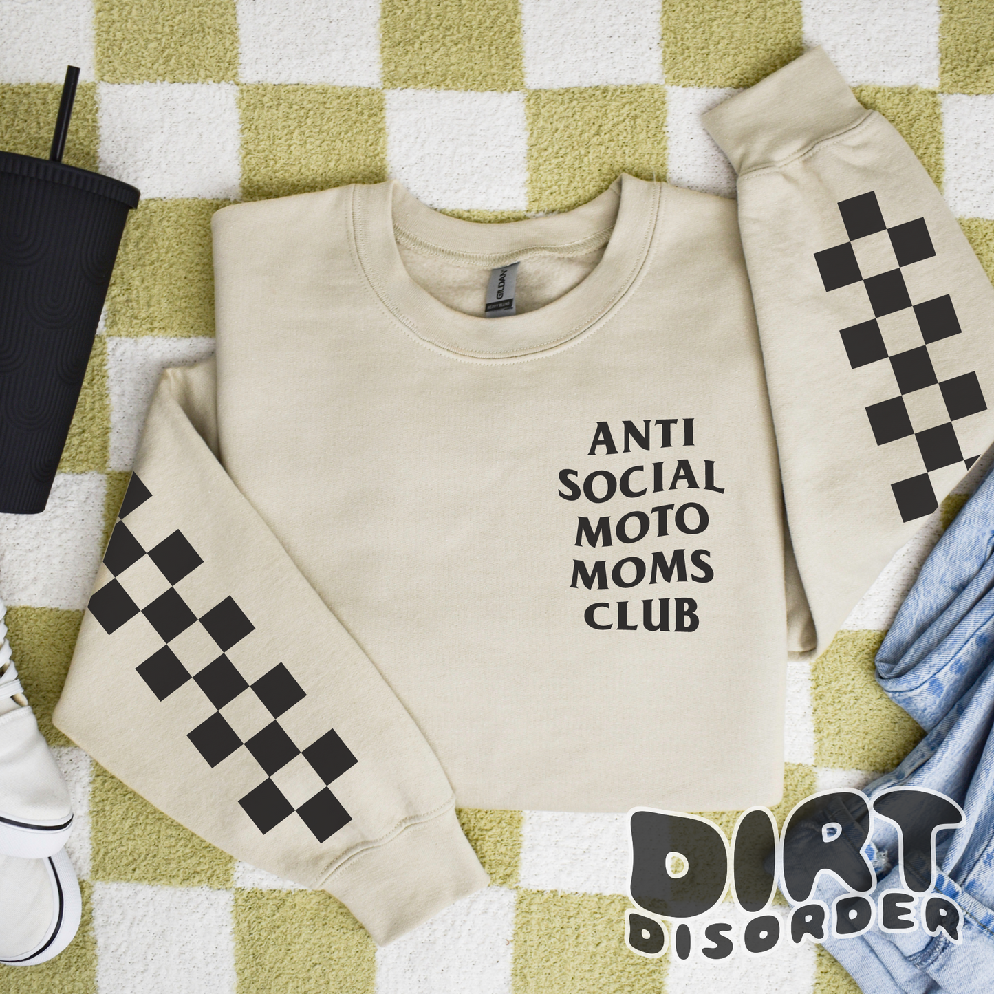 ANTI SOCIAL MOTO MOMS CLUB CREW