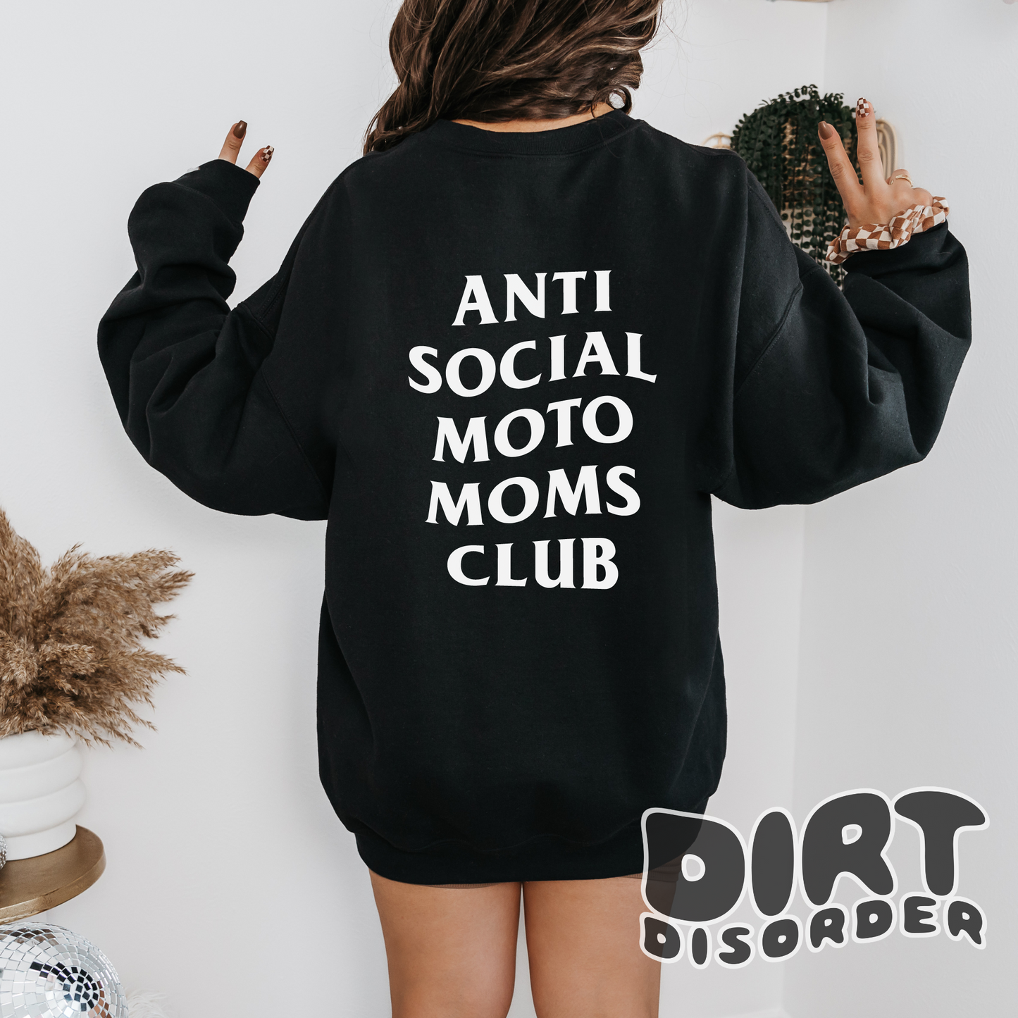 ANTI SOCIAL MOTO MOMS CLUB CREW