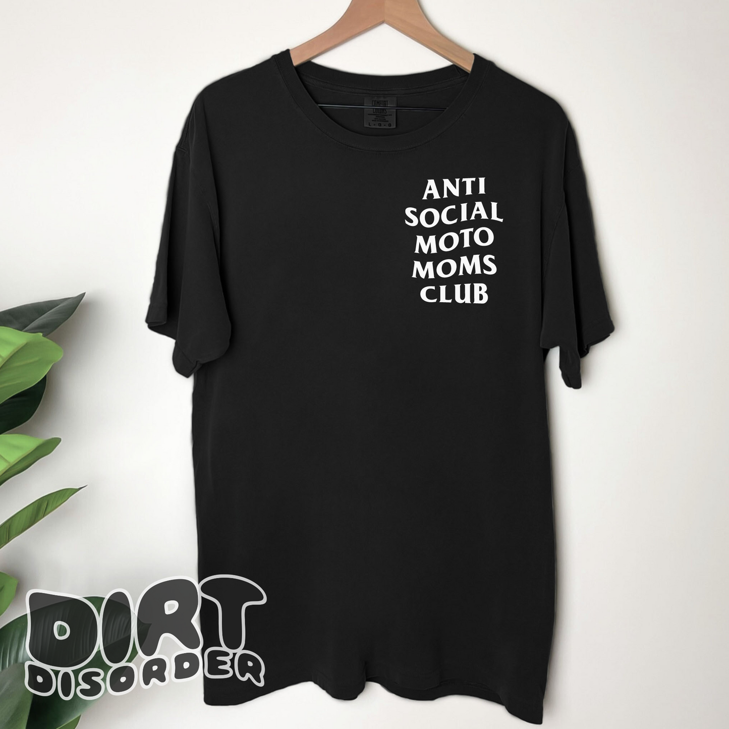 ANTI SOCIAL MOTO MOMS CLUB T-SHIRT