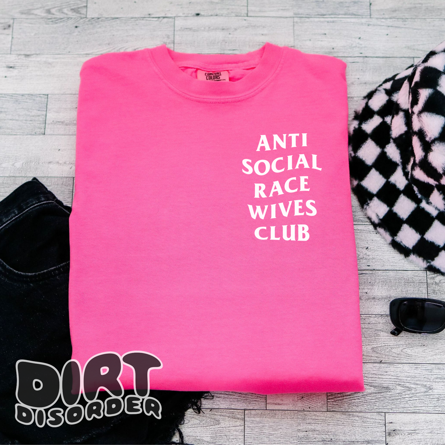 ANTI SOCIAL RACE WIVES CLUB T-SHIRT