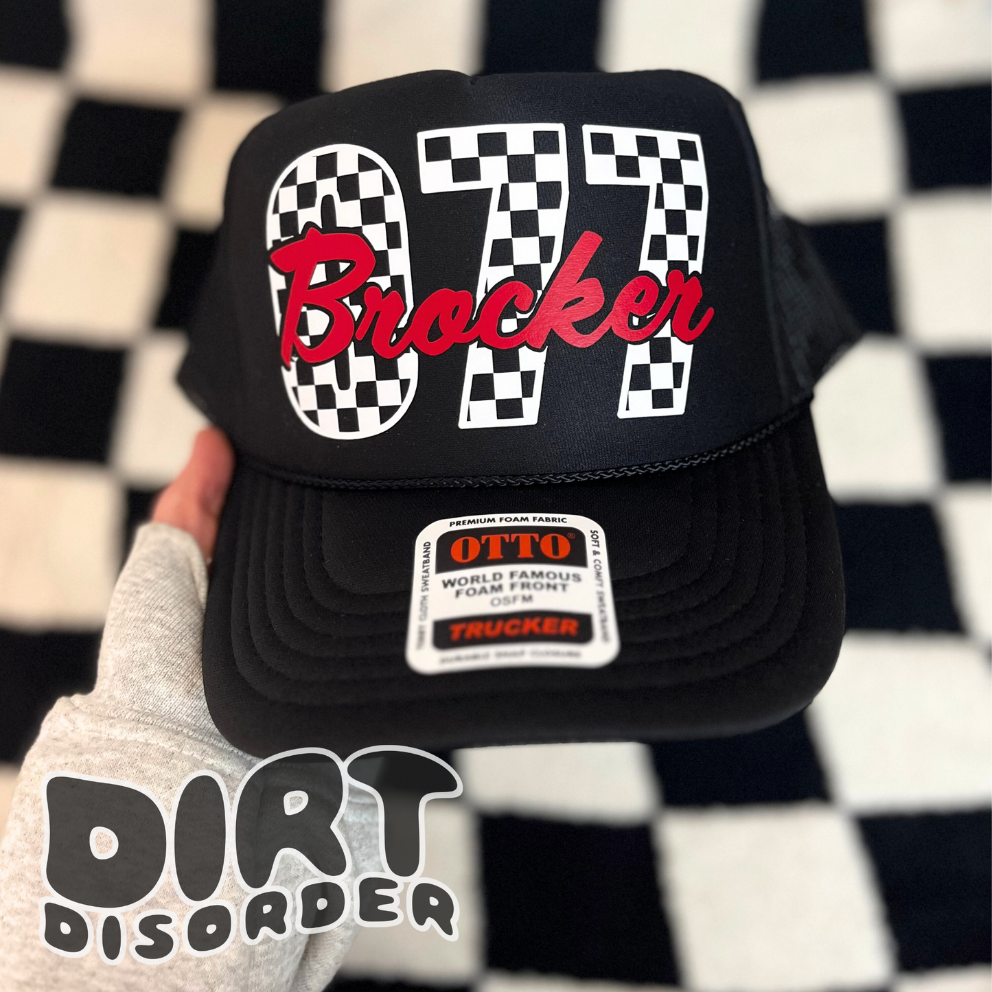 CUSTOM RACING TRUCKER HAT