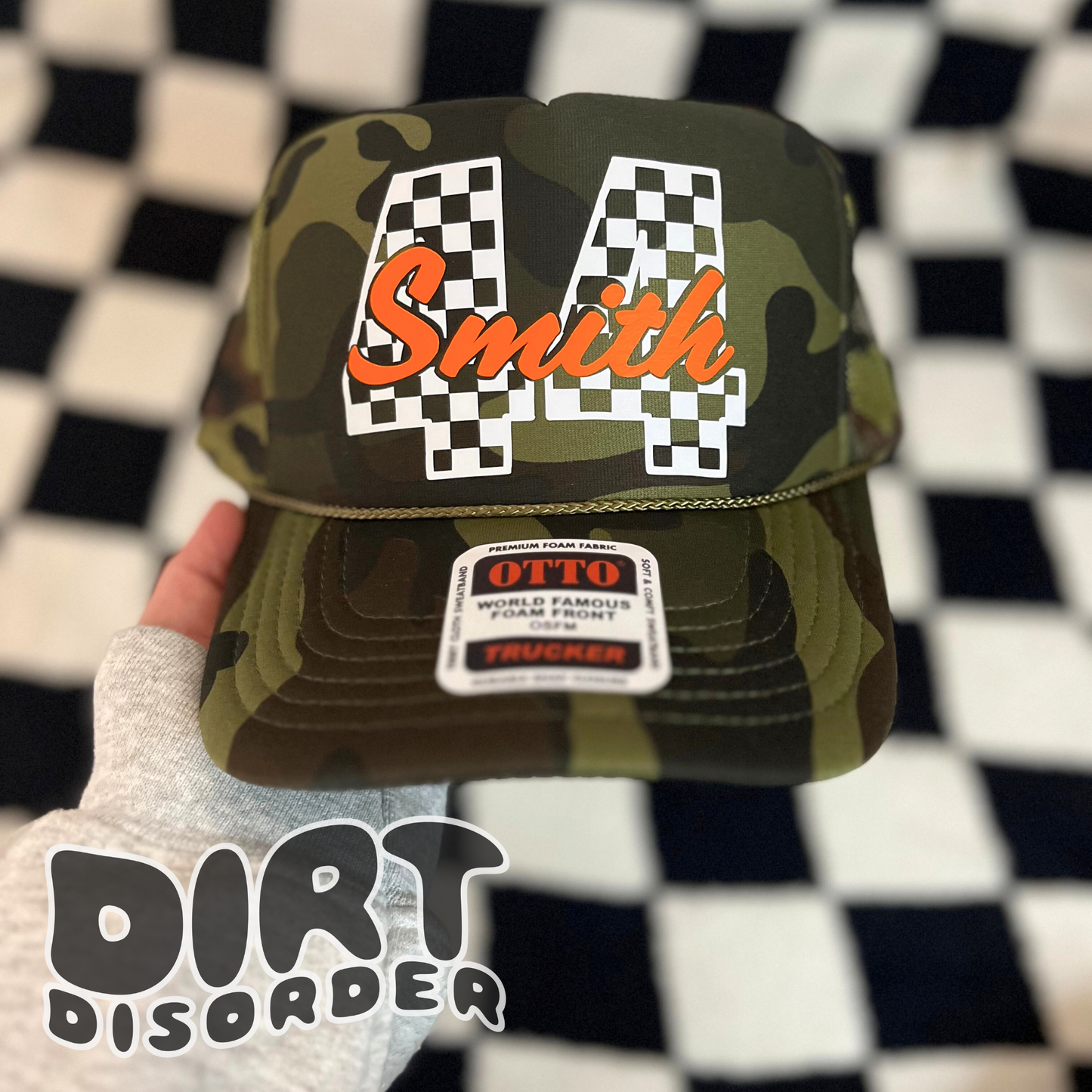 CUSTOM RACING TRUCKER HAT