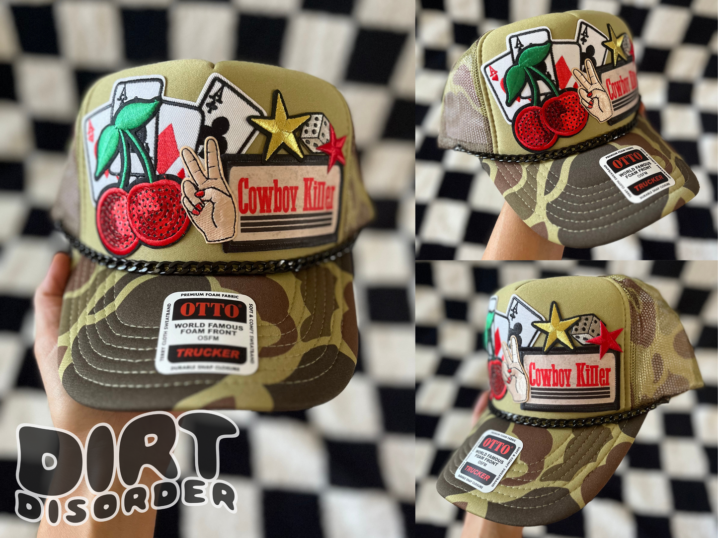 COWBOY KILLER PATCH TRUCKER HAT