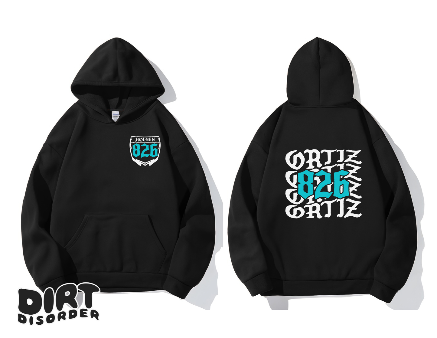 CUSTOM NUMBER PLATE HOODIE (YOUTH & ADULT)