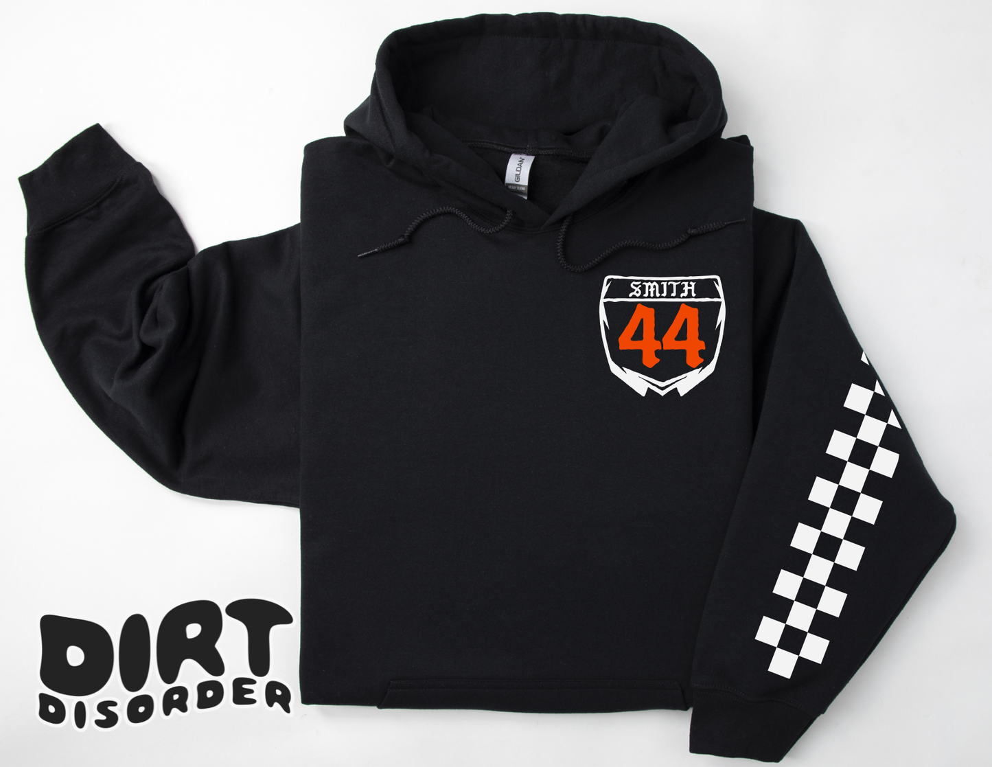 CUSTOM NUMBER PLATE HOODIE (YOUTH & ADULT)