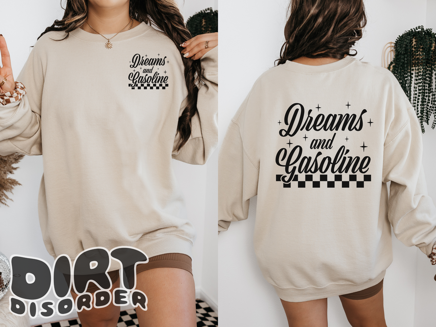 DREAMS AND GASOLINE CREWNECK