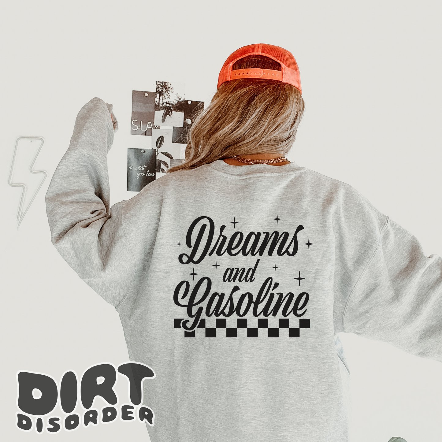 DREAMS AND GASOLINE CREWNECK