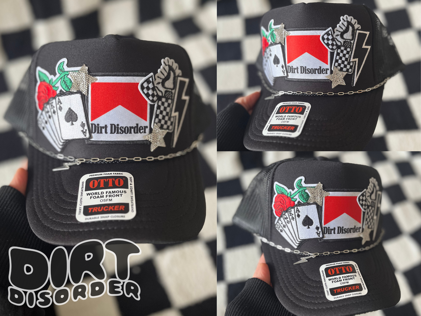 DIRT DISORDER PATCH TRUCKER HAT