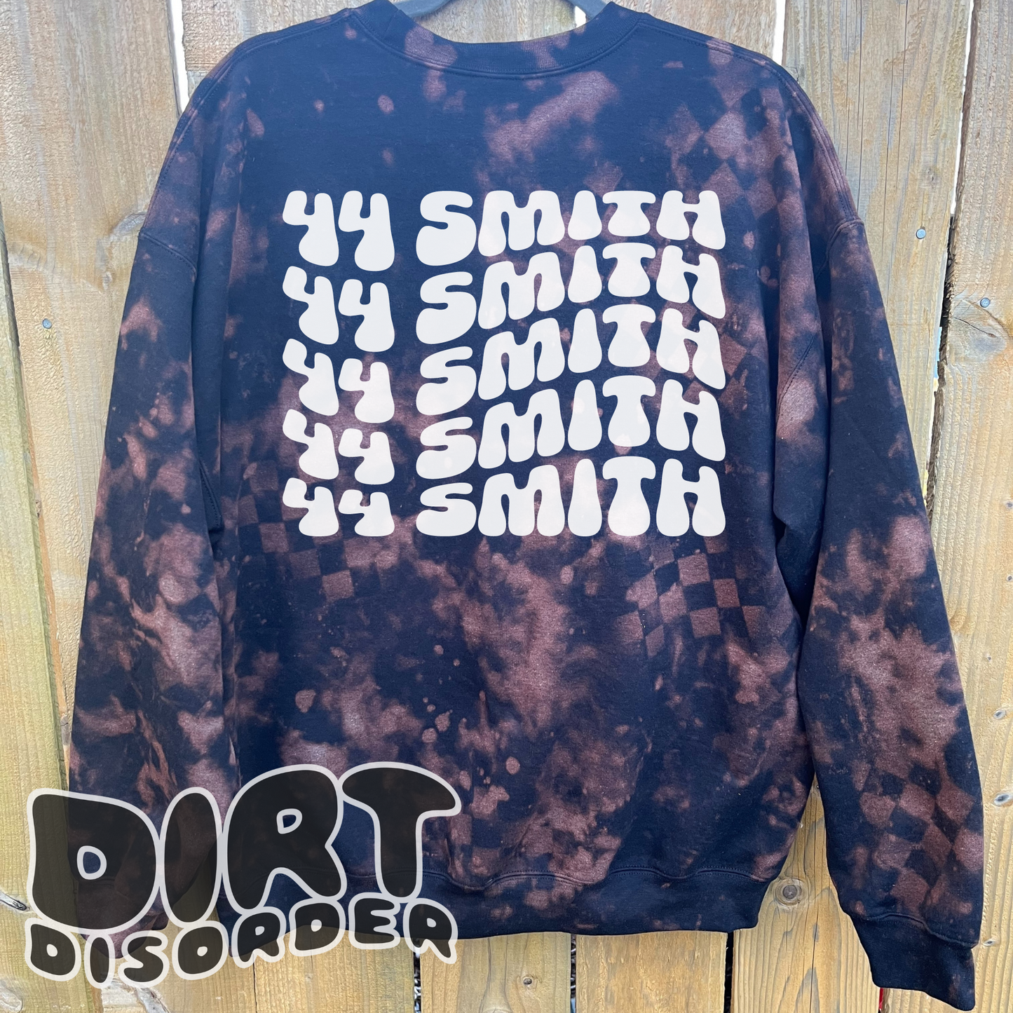 DRIPPY CUSTOM BLEACHED CREW