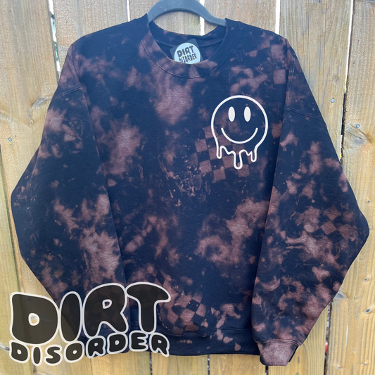 DRIPPY CUSTOM BLEACHED CREW