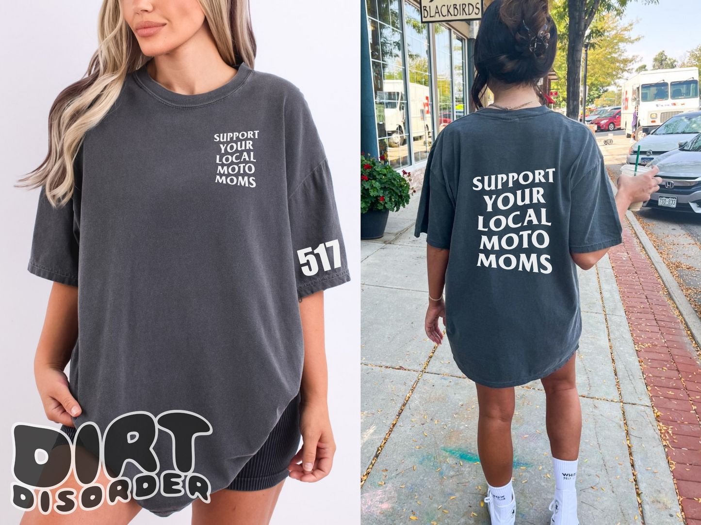 SUPPORT YOUR LOCAL MOTO MOMS T-SHIRT