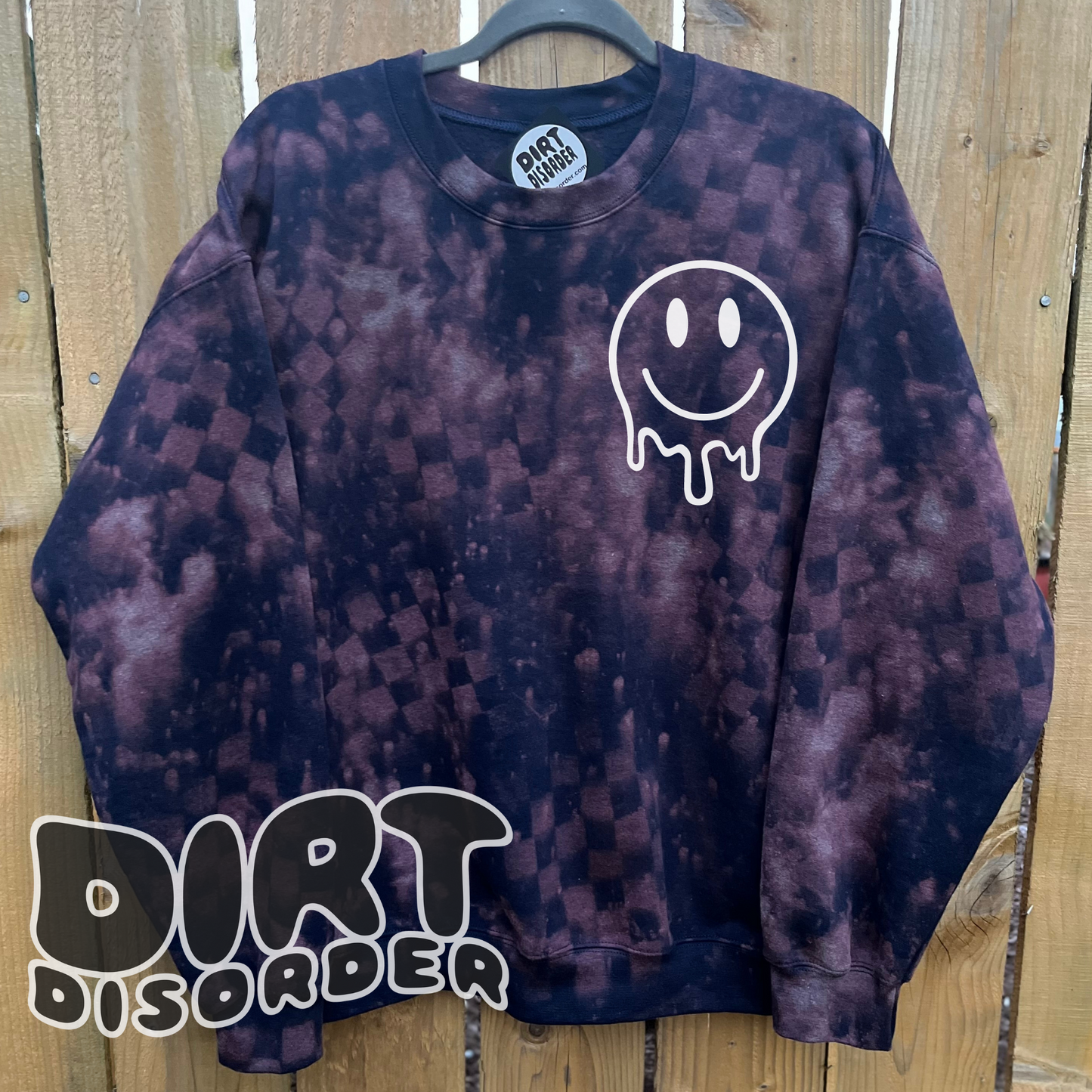 DRIPPY CUSTOM BLEACHED CREW