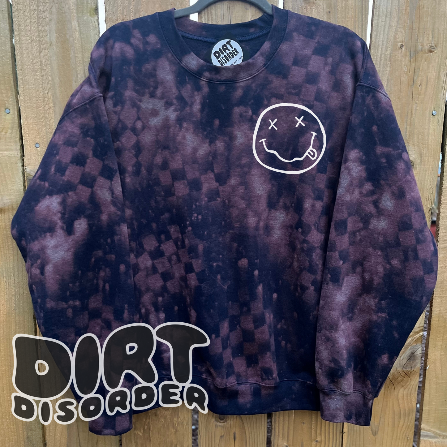 NEVERMIND CUSTOM BLEACHED CREW