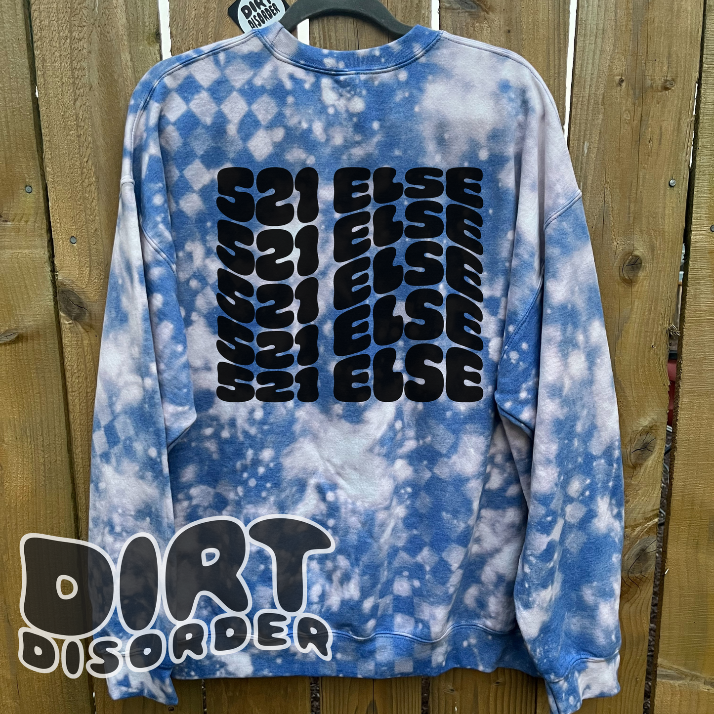 DRIPPY CUSTOM BLEACHED CREW