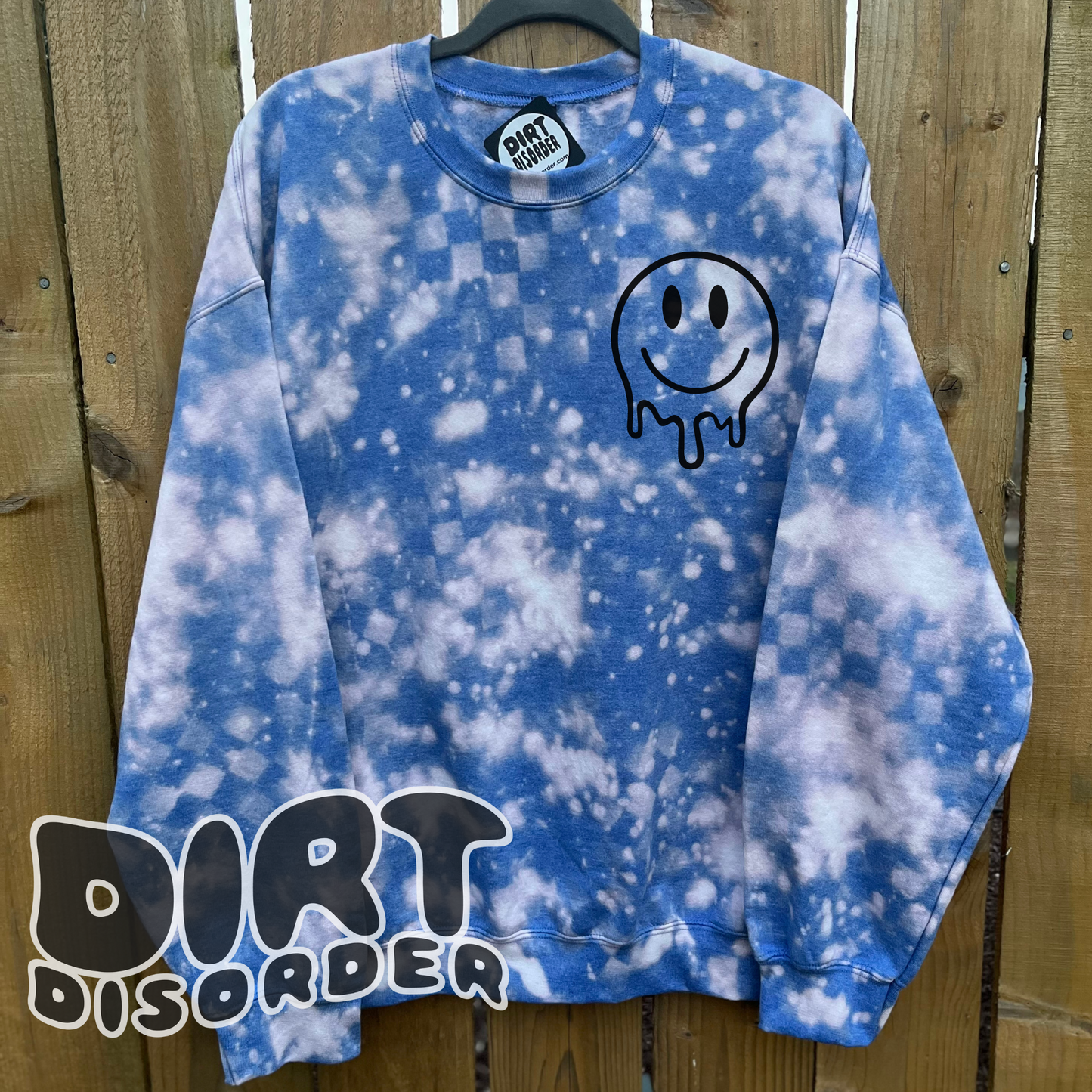 DRIPPY CUSTOM BLEACHED CREW